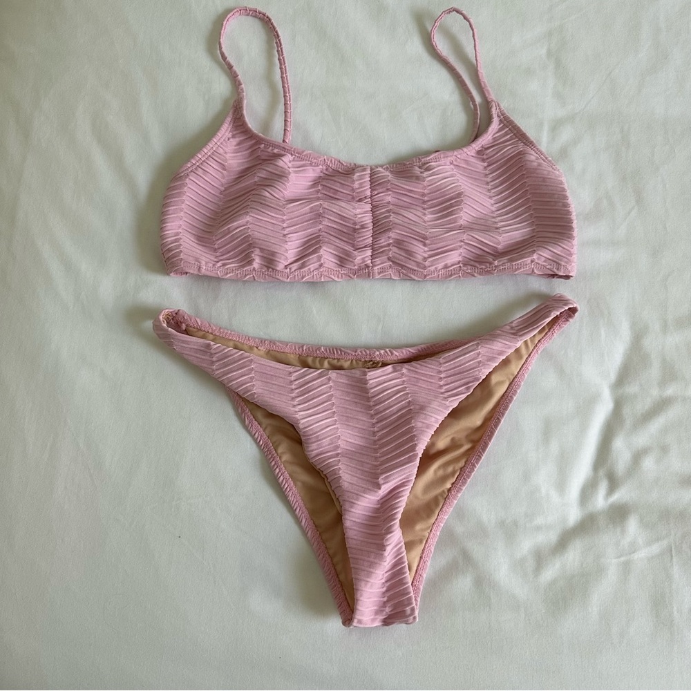 Cotton on pink bikini
